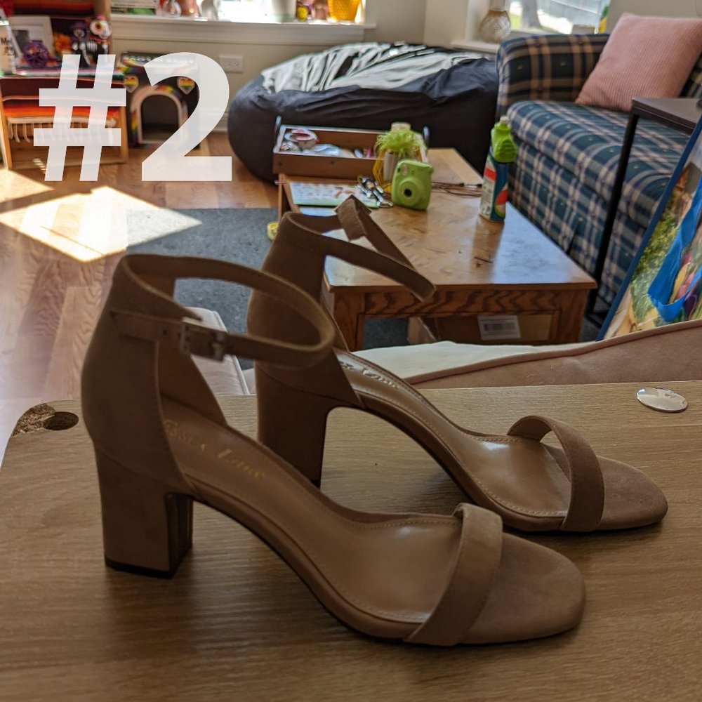 Nude Strappy Heels Essex Lane